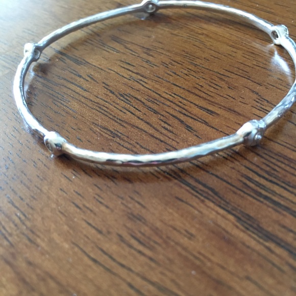 Ippolita Sterling Silver & Diamond Lollipop Bangle Bracelet (5-Stations) - Picture 3 of 6